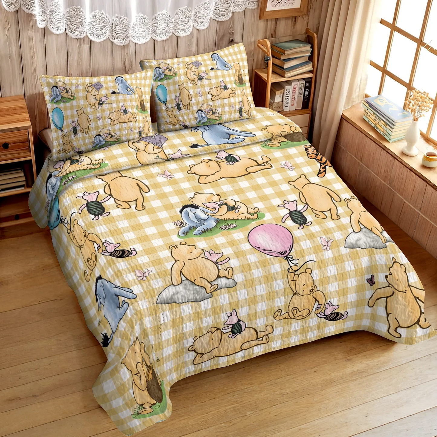 Shineful All Season Quilt 3-Piece Set Sunny Days with Pooh