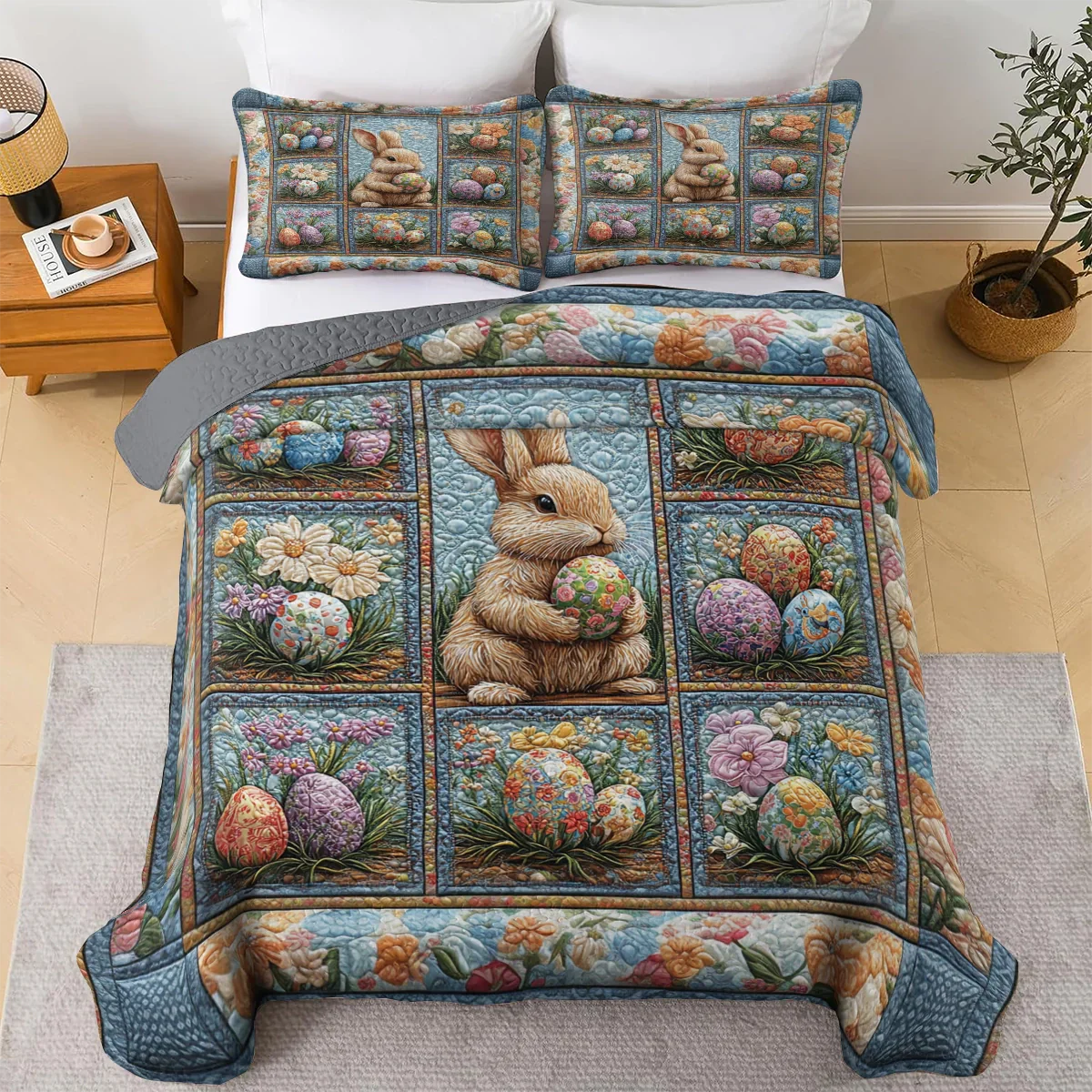 Shineful All Season Quilt 3-Piece Set - Easter Dreams