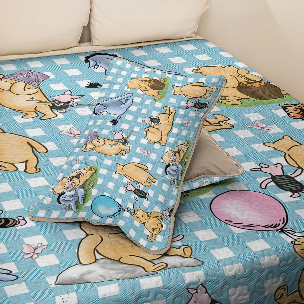 Shineful All Season Quilt 3-Piece Set Winnie the Pooh Picnic