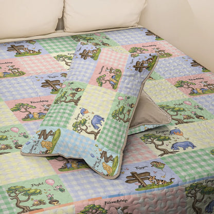 Shineful All Season Quilt 3-Piece Set Winnie the Pooh Patchwork Dreams