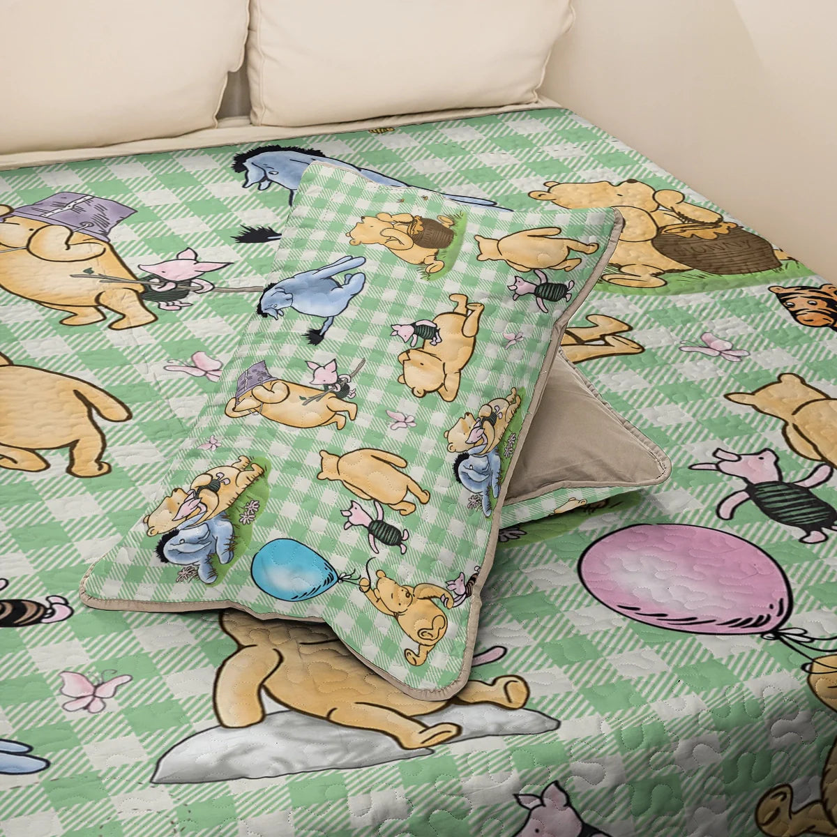 Shineful All Season Quilt 3-Piece Set Pooh Whispers of the Hundred Acre