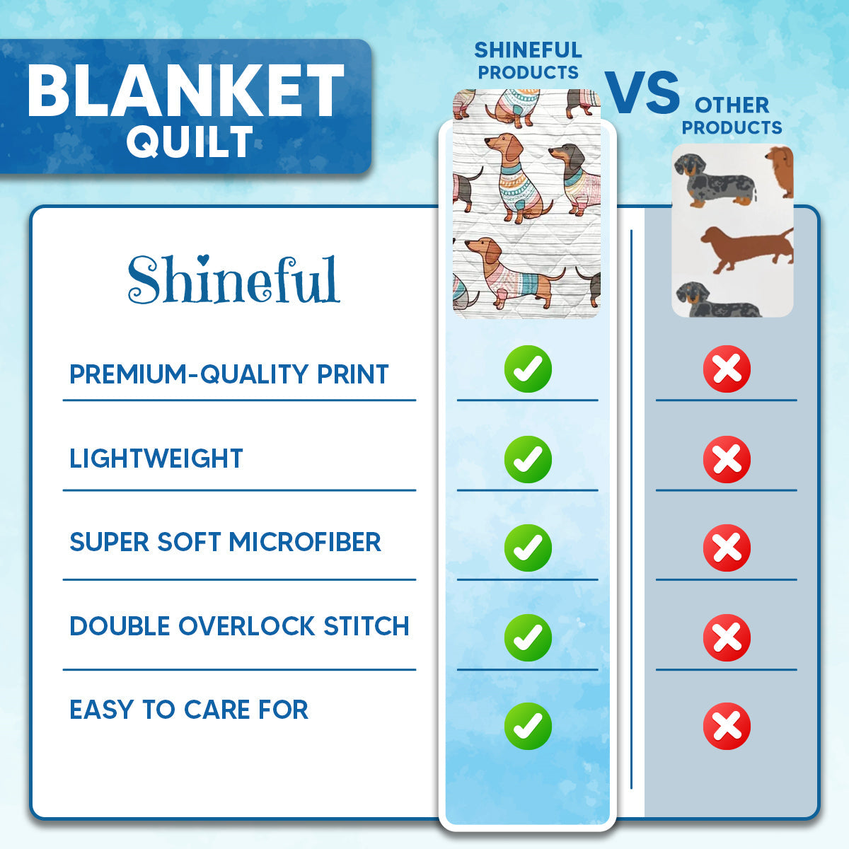 Shineful All Season Quilt 3-Piece Set - Harmony of Night and Day