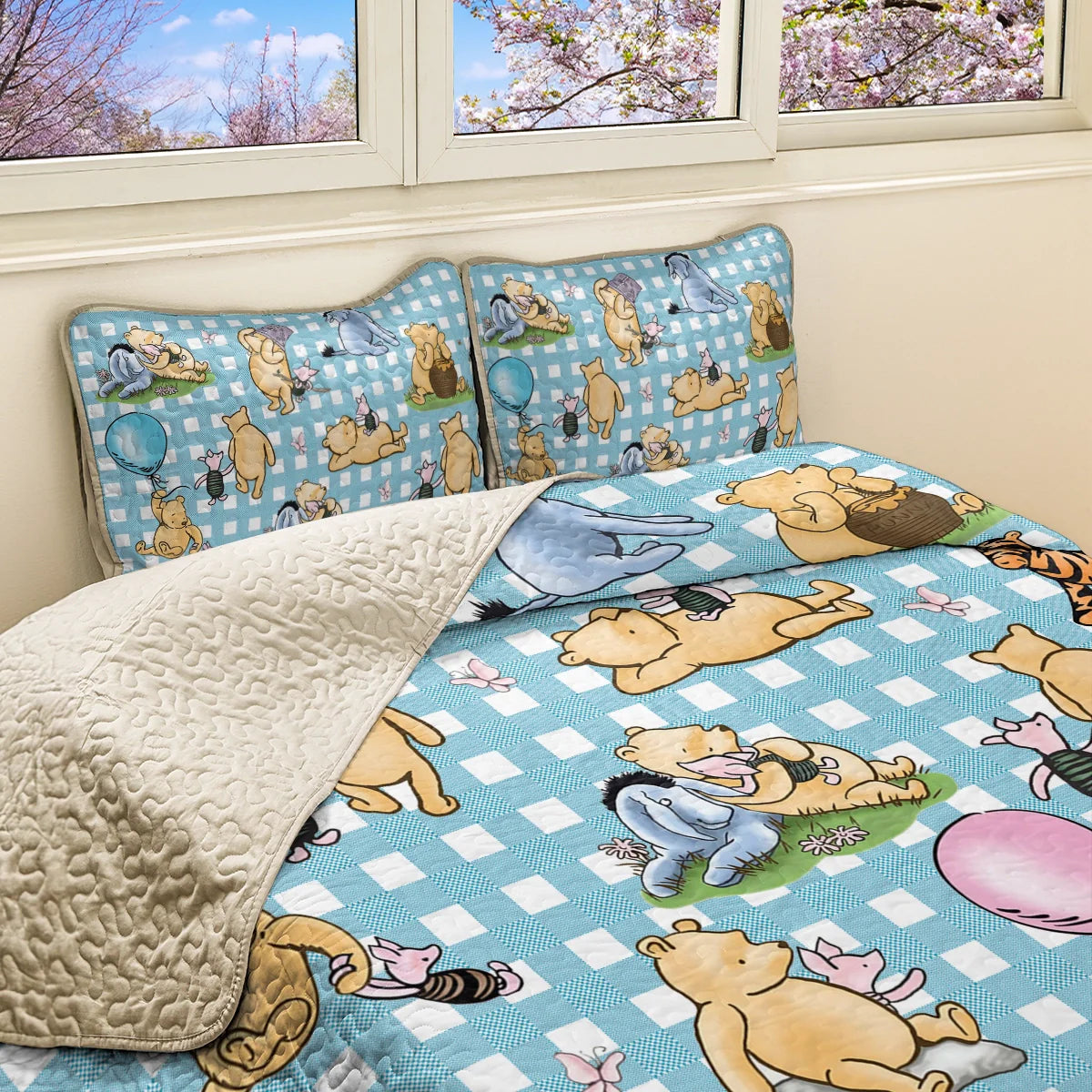 Shineful All Season Quilt 3-Piece Set Winnie the Pooh Picnic