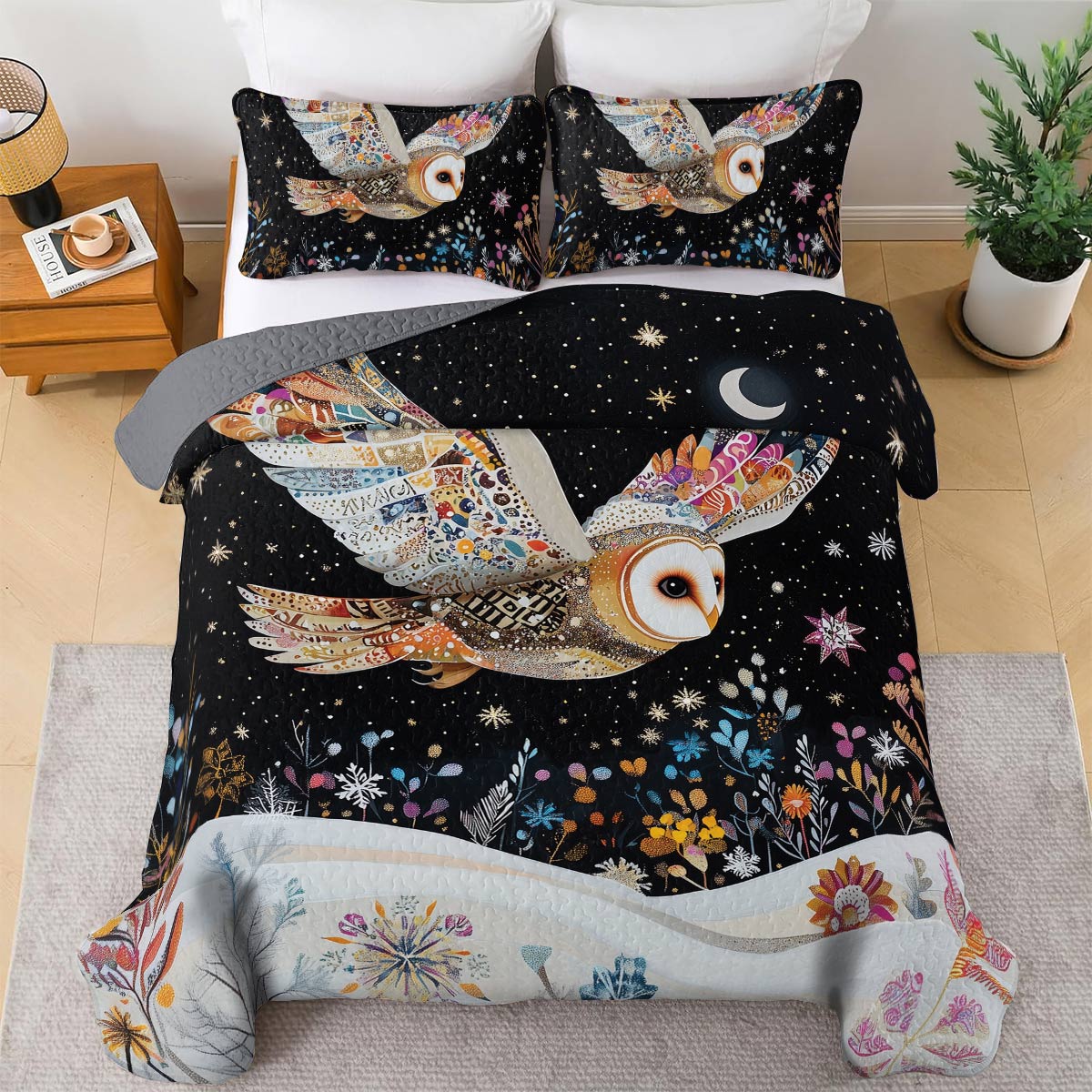 Shineful All Season Quilt 3-Piece Set - Mystic Flight