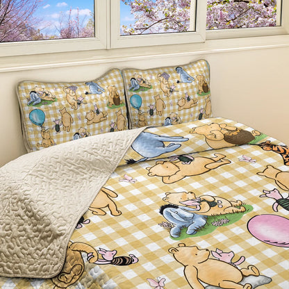 Shineful All Season Quilt 3-Piece Set Sunny Days with Pooh